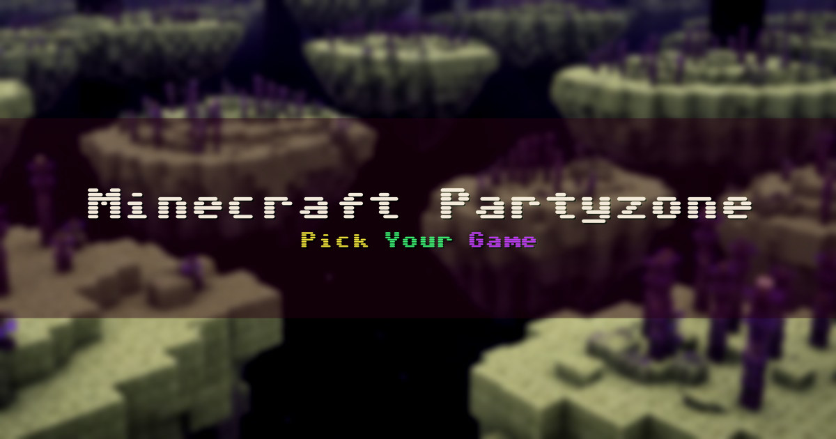 Minecraft Partyzone Minigames Minecraft server