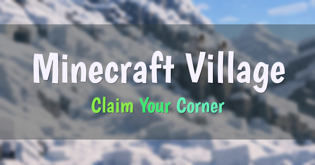 Minecraft Village Survival Minecraft server