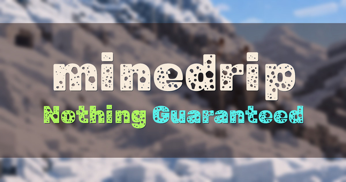 minedrip Survival Minecraft server