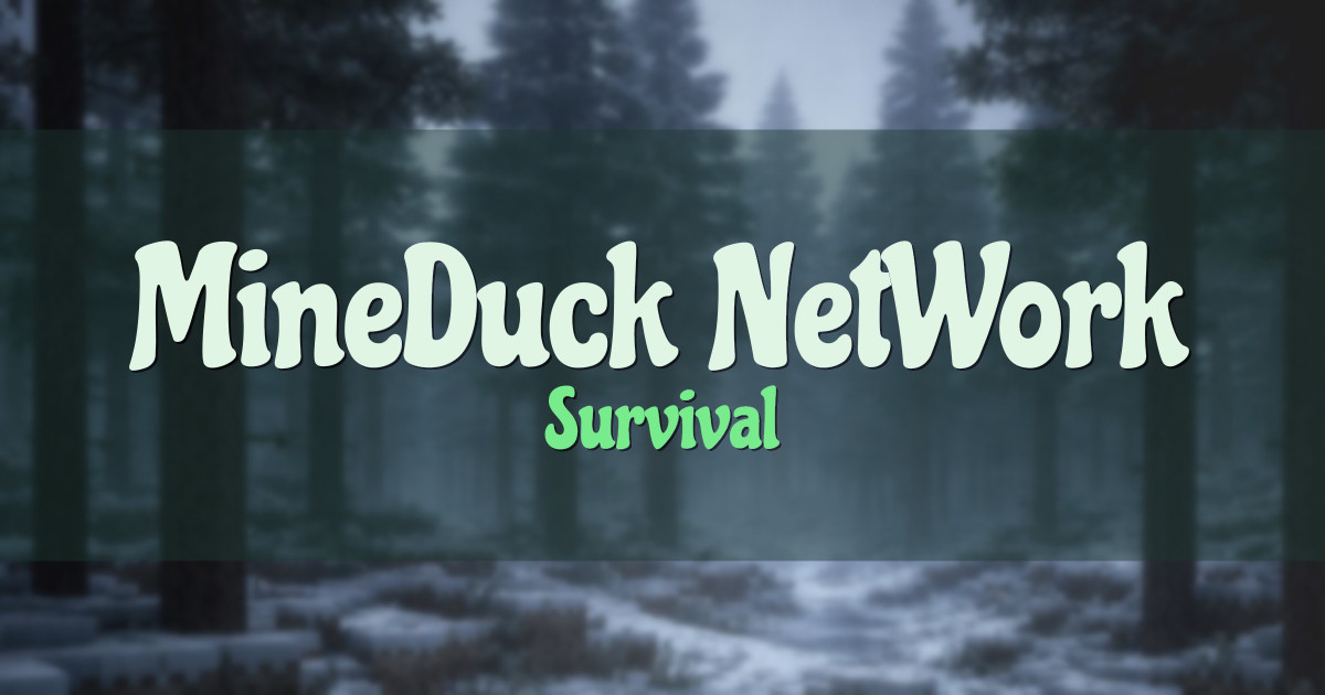 Banner for MineDuck NetWork Survival (play.mineduck.es)