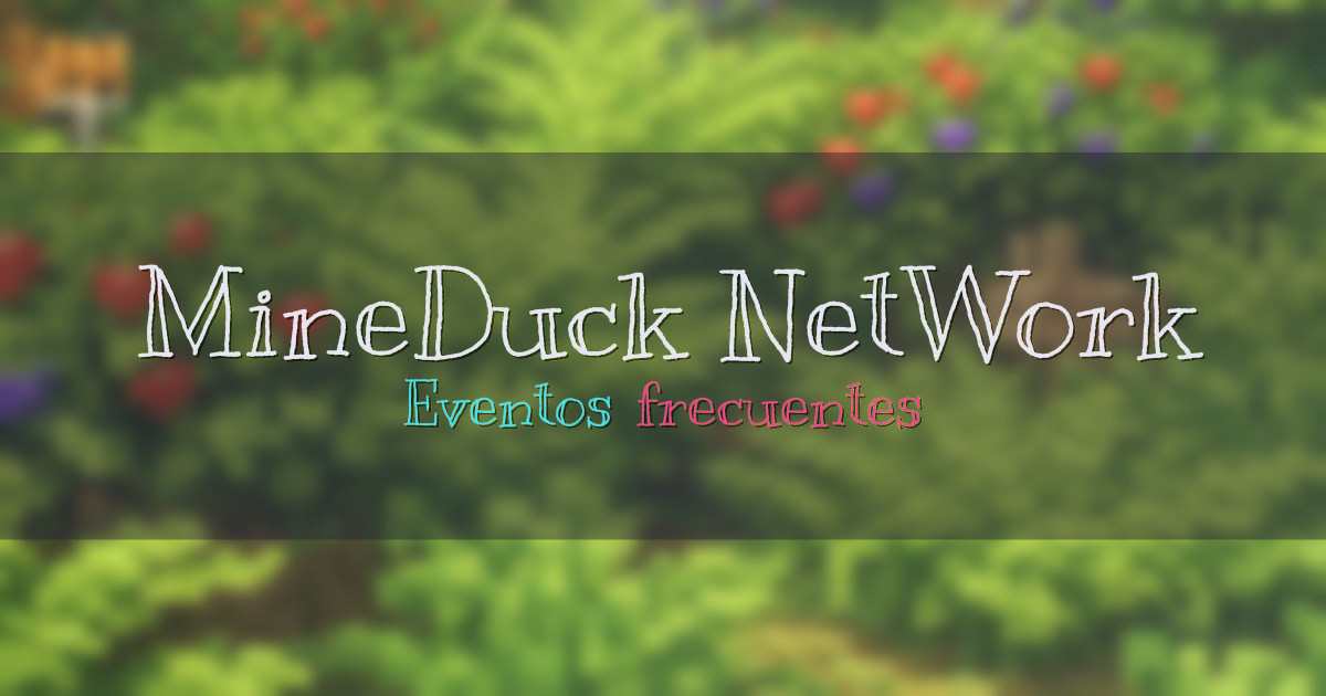 MineDuck NetWork Survival Minecraft server