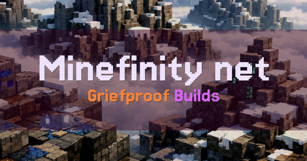 Minefinity.net Survival Minecraft server