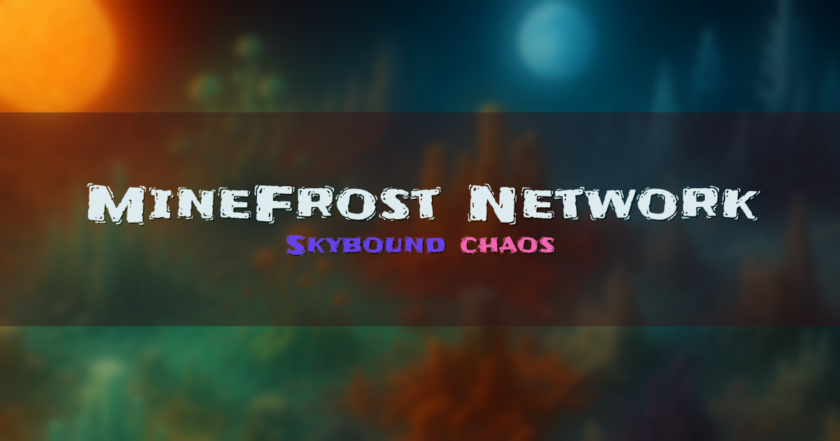 MineFrost Network Network Minecraft server