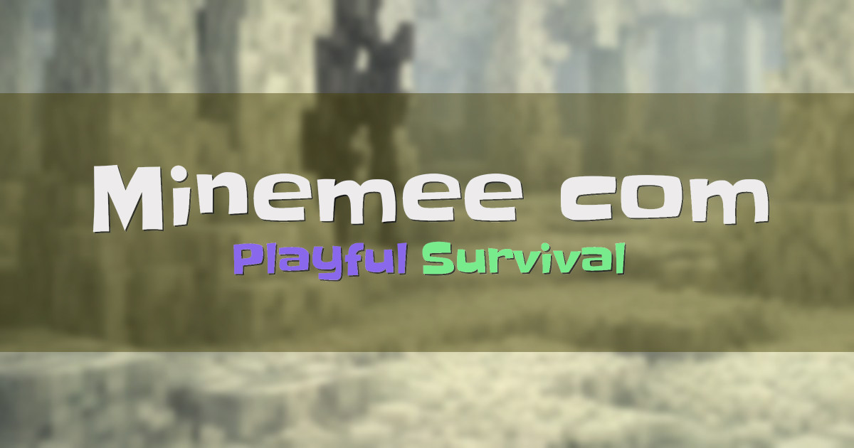Minemee.com Survival Minecraft server