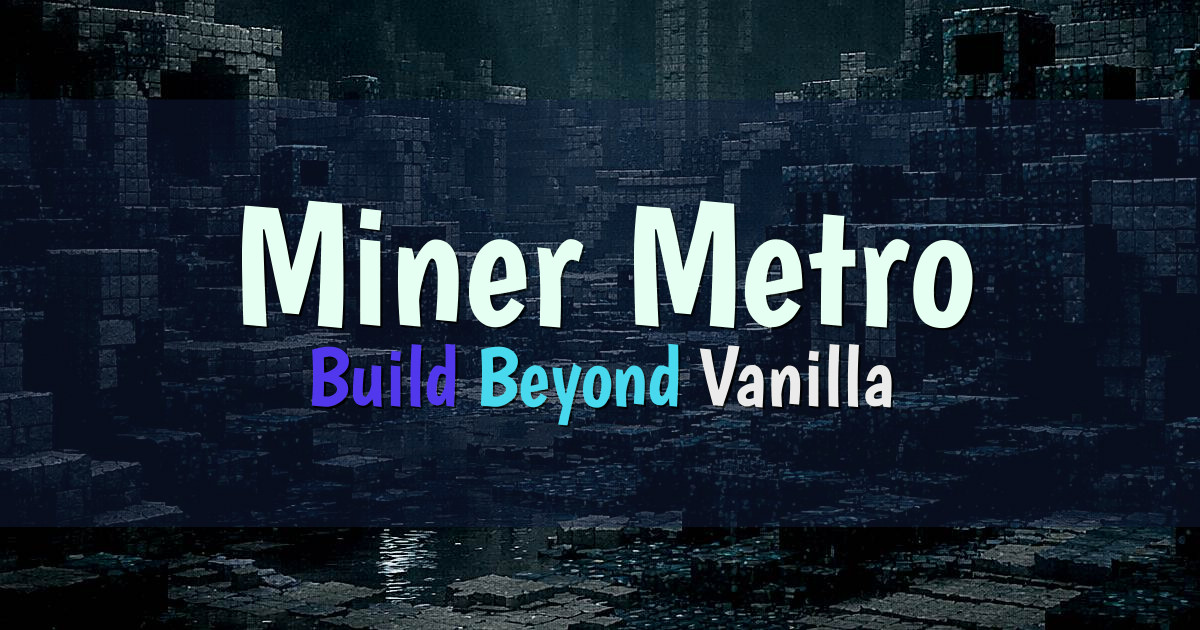 Miner Metro Towny Minecraft server