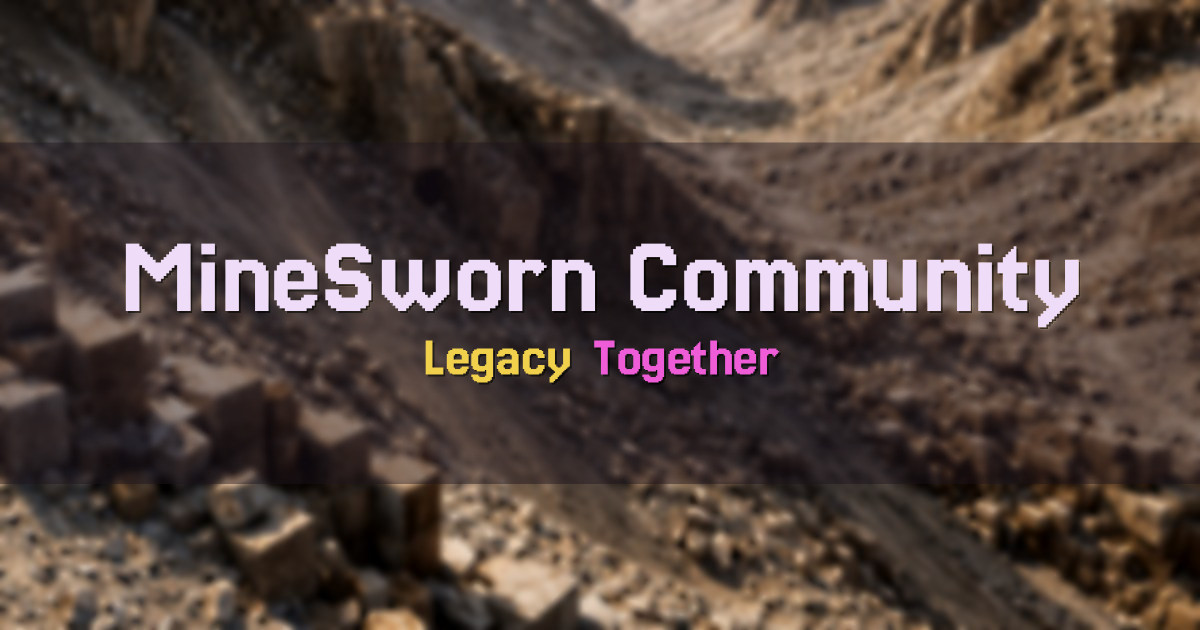 MineSworn Community Survival Minecraft server