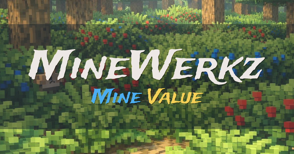 MineWerkz Economy Minecraft server
