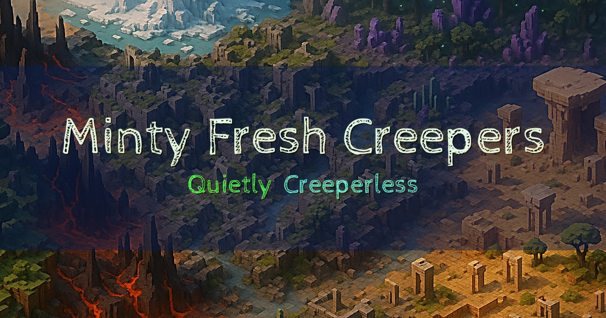 Minty Fresh Creepers Survival Minecraft server
