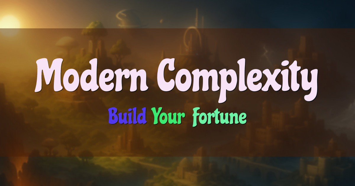 Modern Complexity Economy Minecraft server