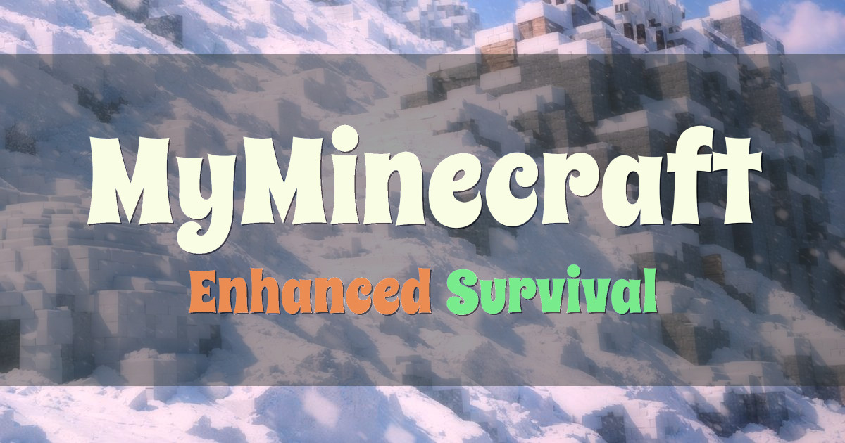 MyMinecraft Survival Minecraft server