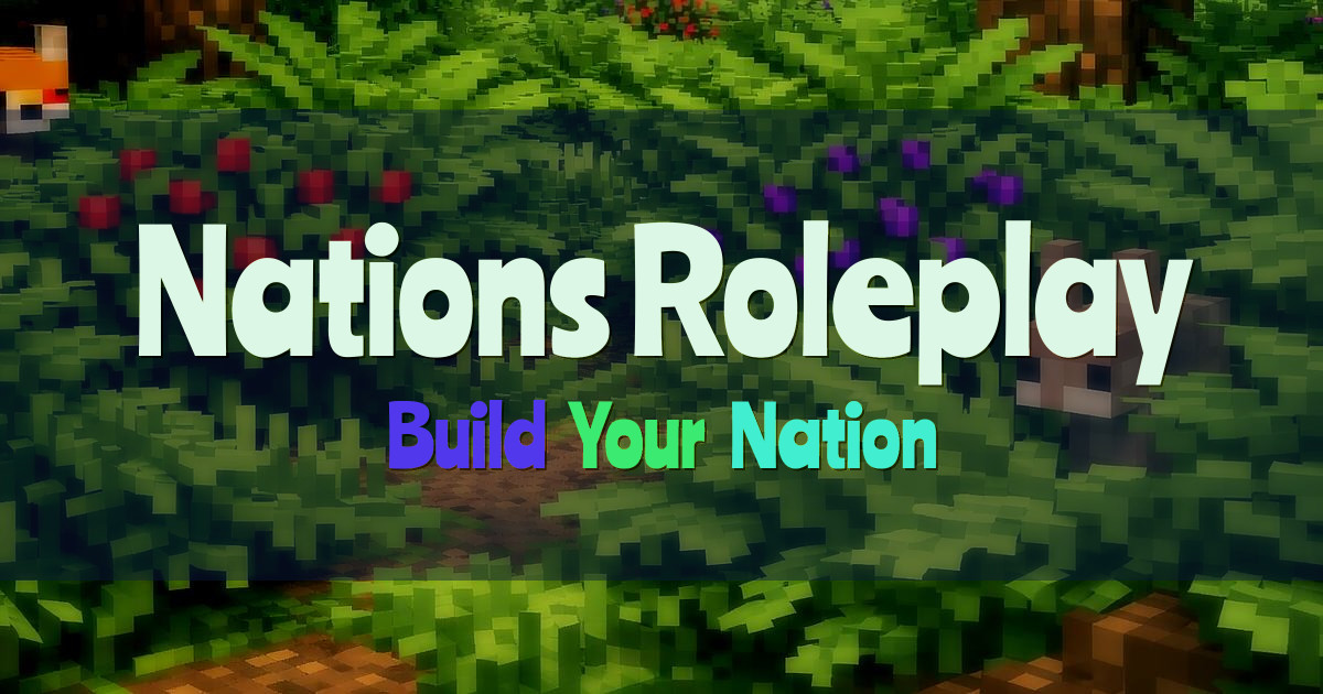 Nations Roleplay Towny Minecraft server