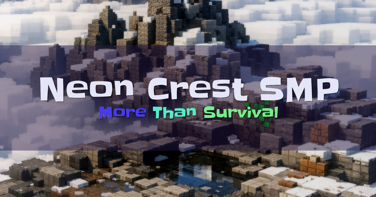 Neon Crest SMP Network Minecraft server