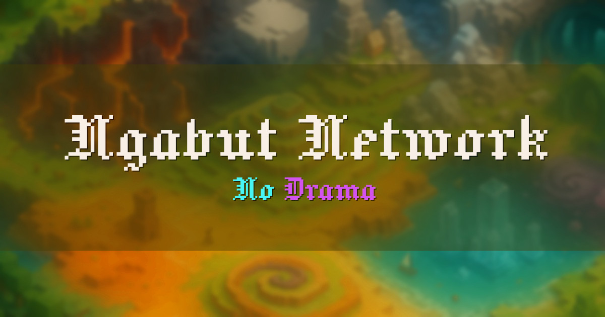 Ngabut Network Survival Minecraft server