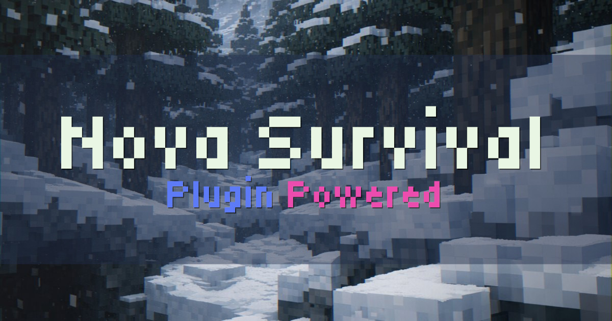 Nova Survival Survival Minecraft server
