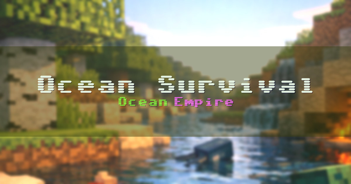 Ocean Survival Survival Minecraft server