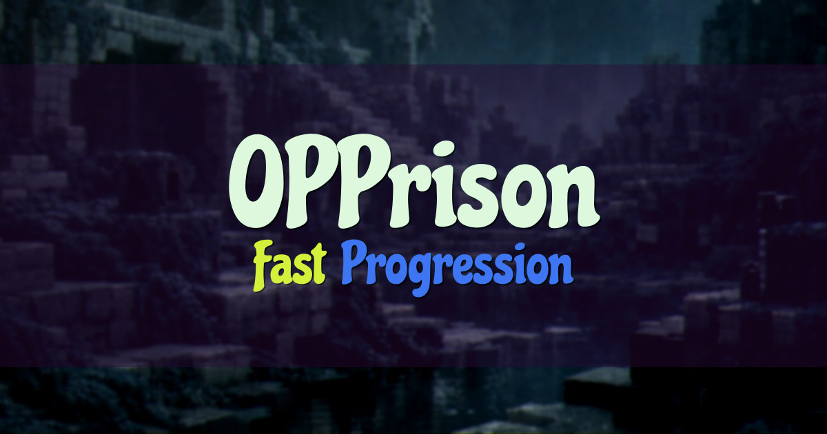 OPPrison Prison Minecraft server