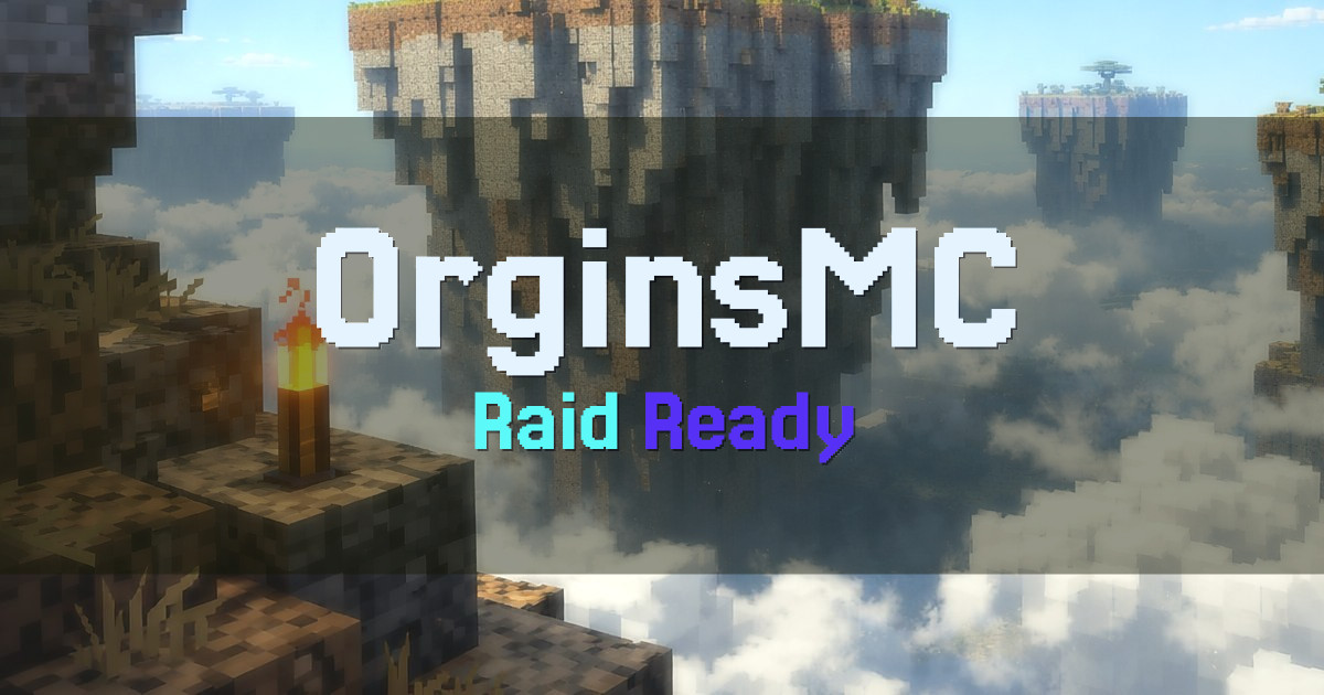 OrginsMC Survival Minecraft server
