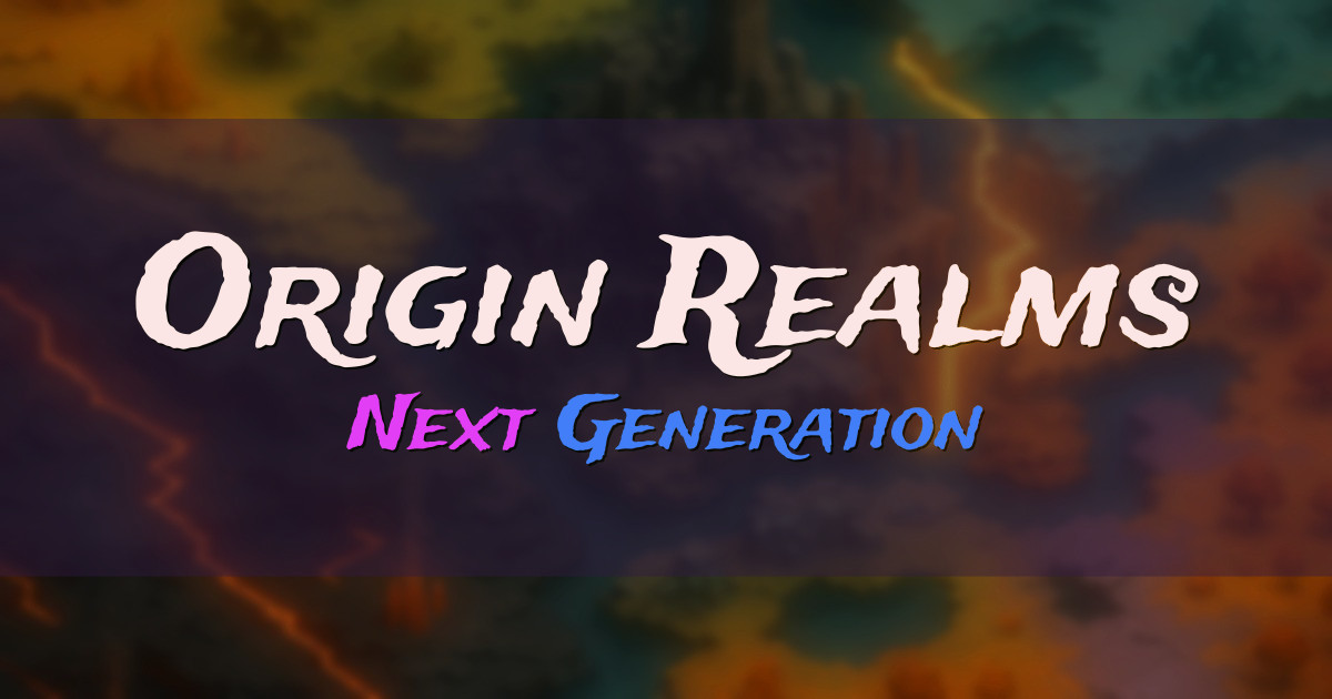 Origin Realms Survival Minecraft server