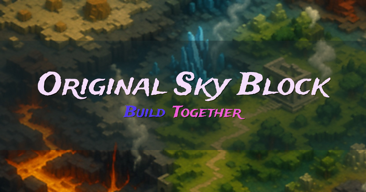 Original Sky Block Skyblock Minecraft server