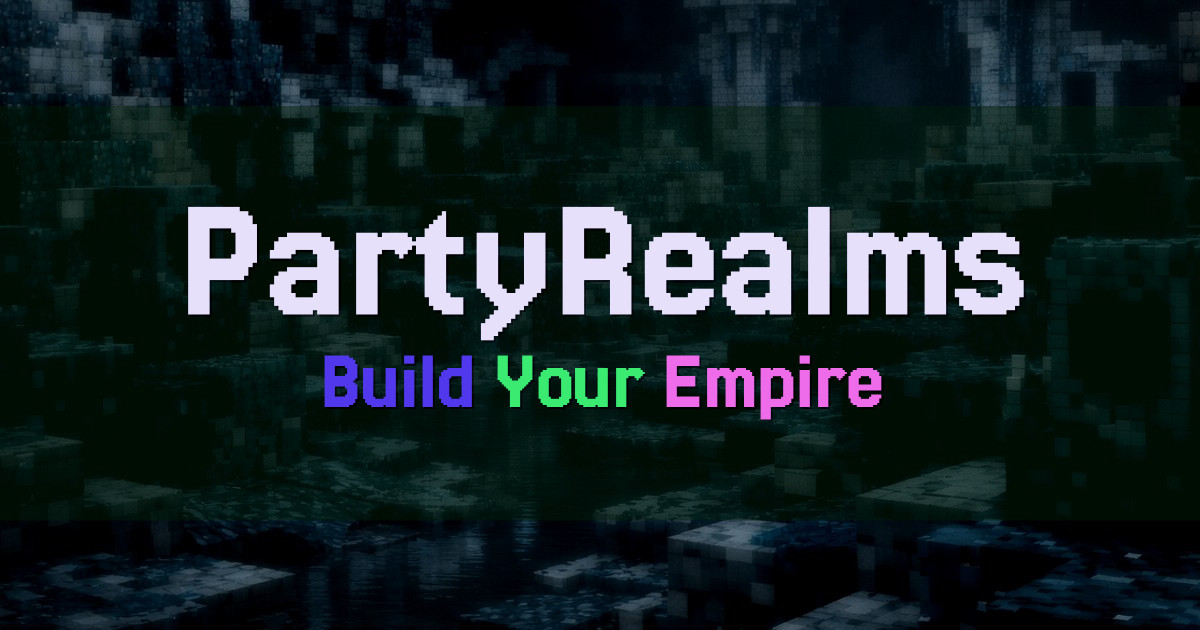PartyRealms RPG Minecraft server