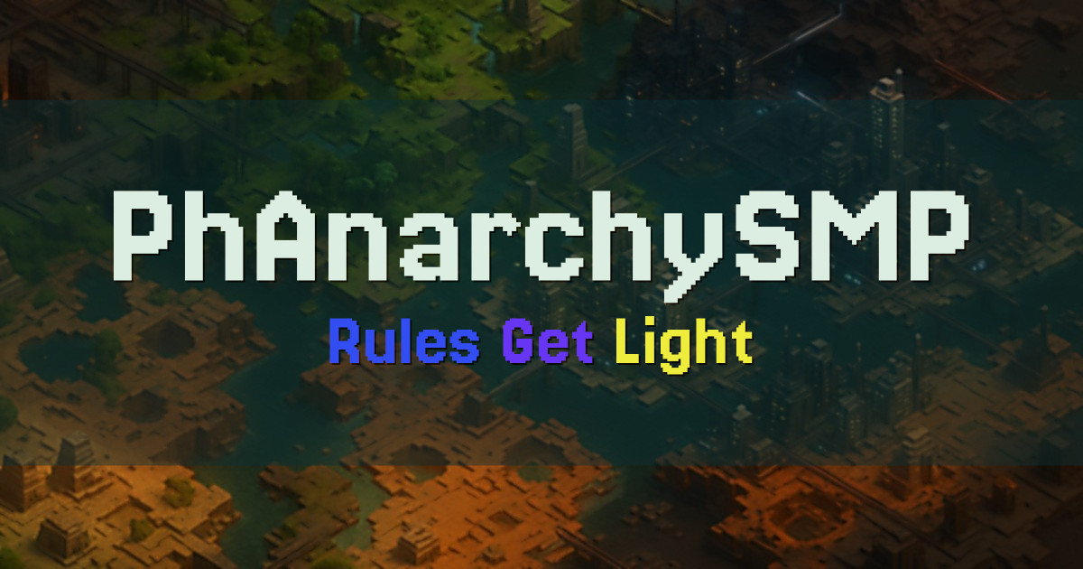 PhAnarchySMP Anarchy Minecraft server