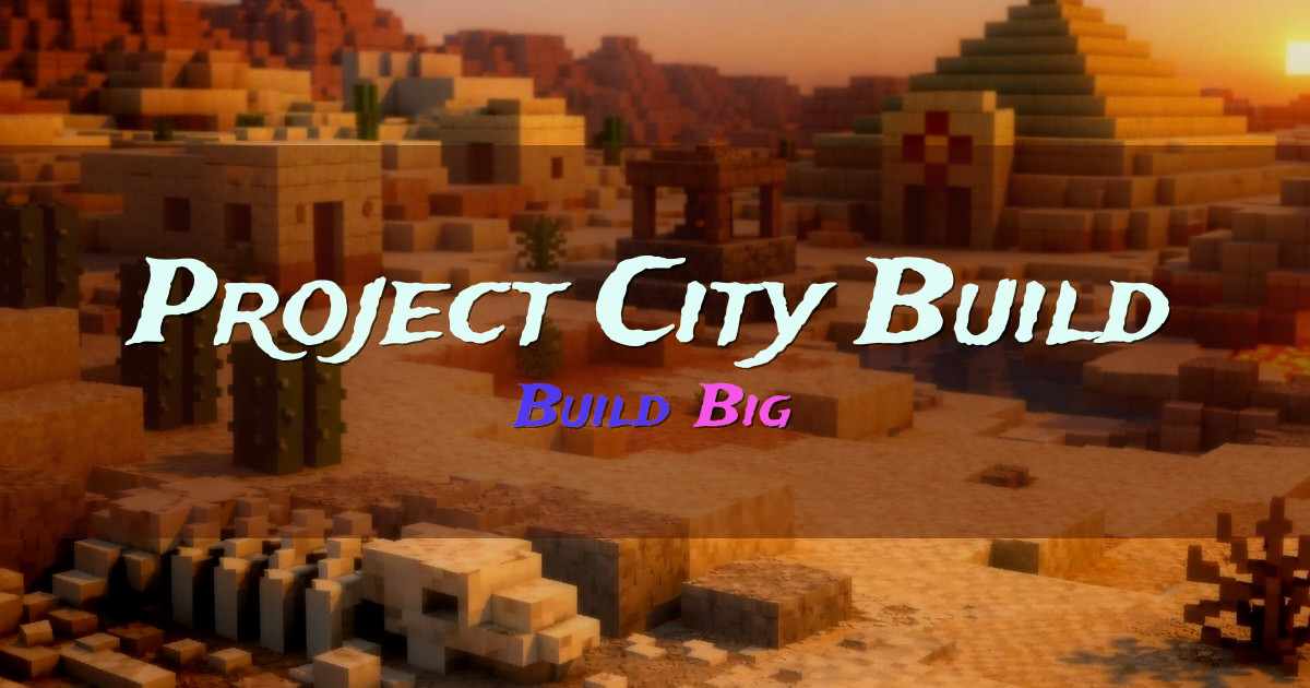 Project City Build Creative Minecraft server