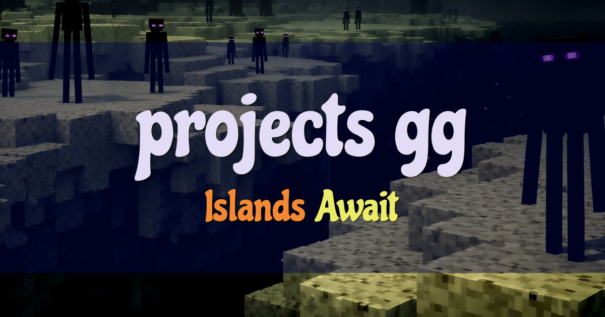 projects.gg Survival Minecraft server