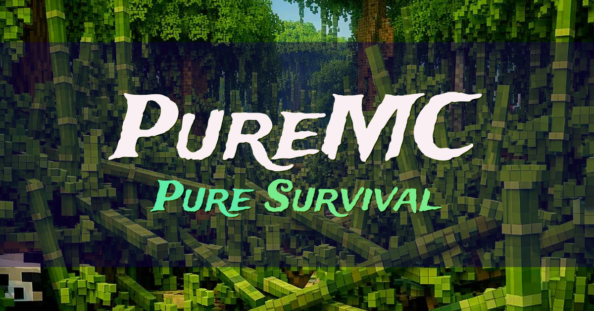 PureMC Vanilla Minecraft server
