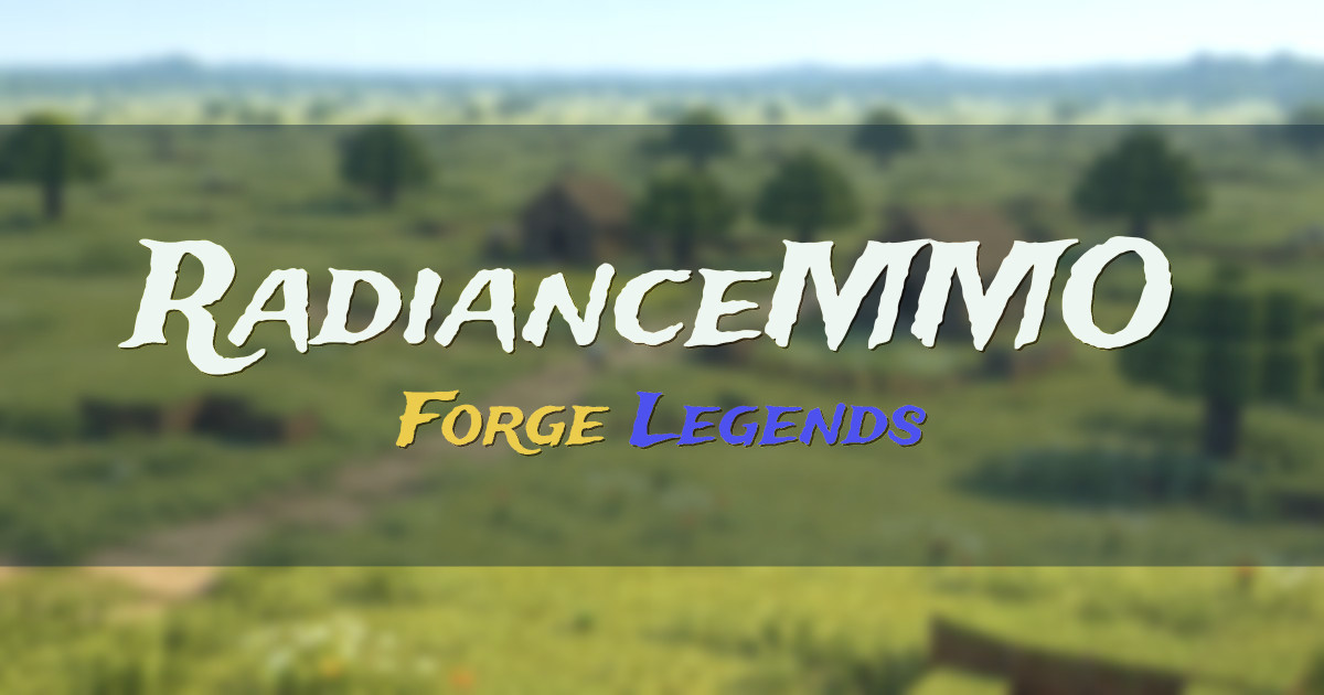 RadianceMMO RPG Minecraft server