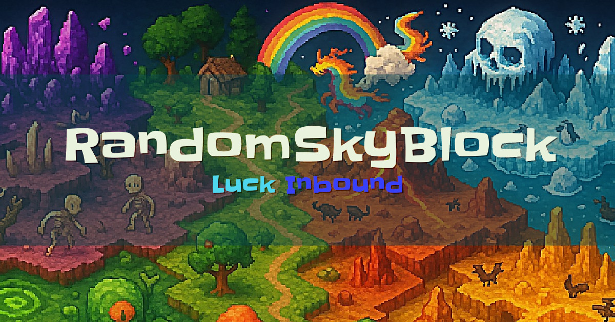 RandomSkyBlock Skyblock Minecraft server