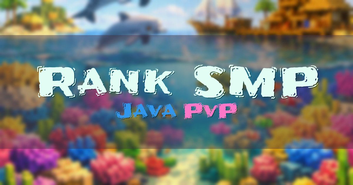 Rank SMP Survival Minecraft server