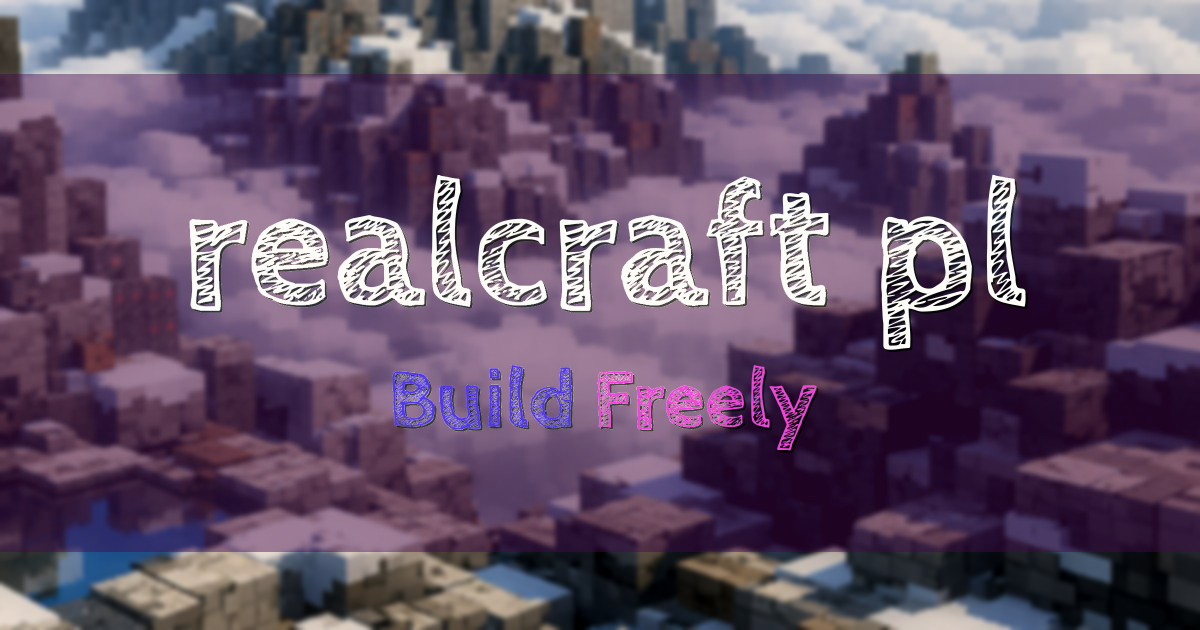 realcraft.pl Creative Minecraft server