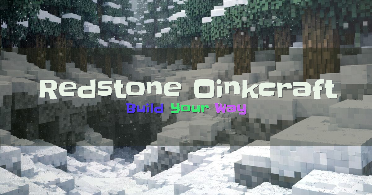 Redstone Oinkcraft Network Minecraft server