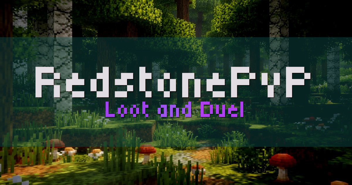 RedstonePvP KitPvP Minecraft server