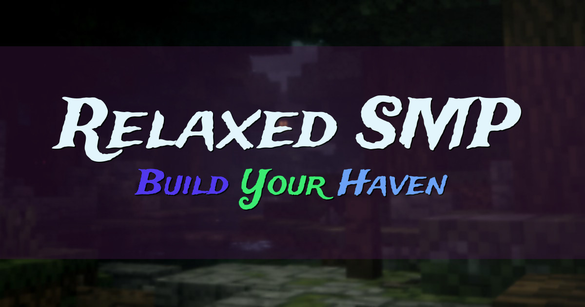 Relaxed SMP Survival Minecraft server