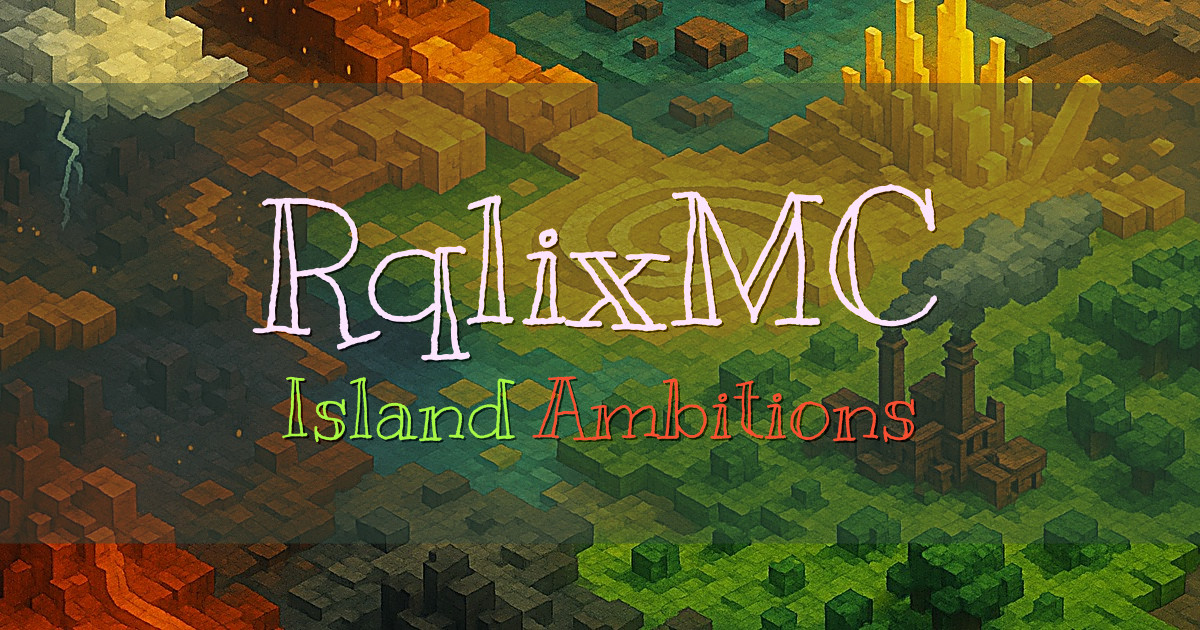 RqlixMC Skyblock Minecraft server