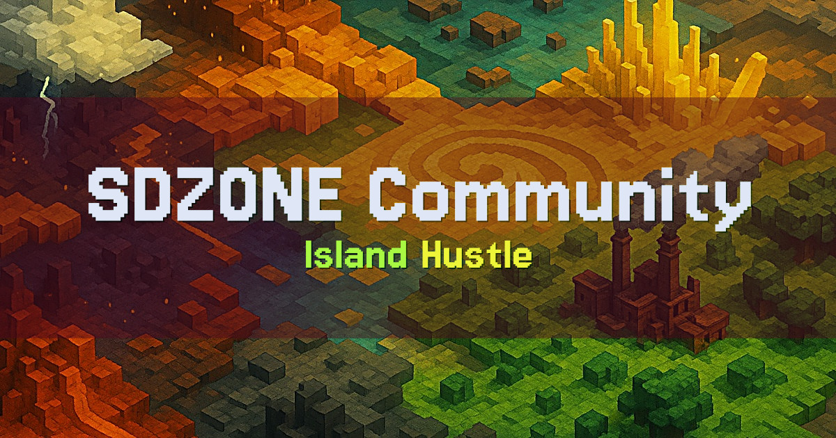 SDZONE Community Skyblock Minecraft server