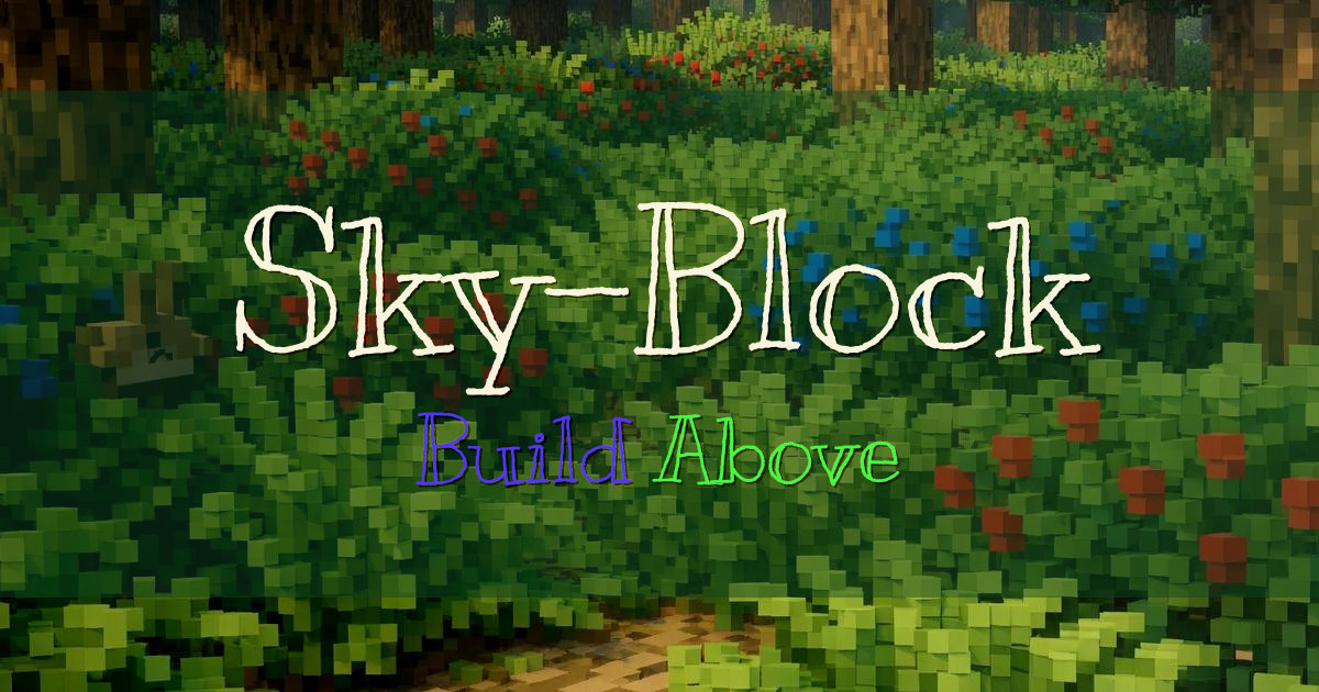 Sky-Block Skyblock Minecraft server