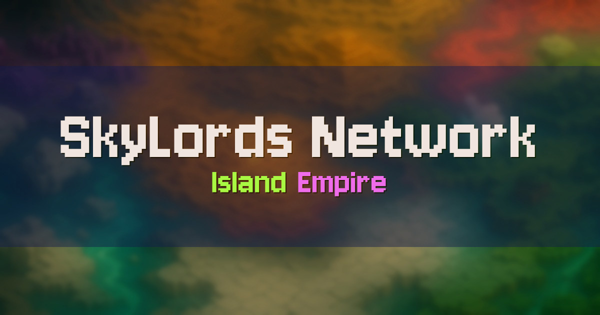 SkyLords Network Skyblock Minecraft server