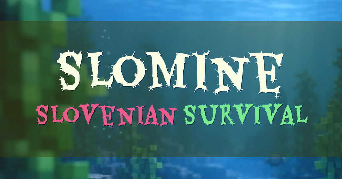 SloMine Survival Minecraft server