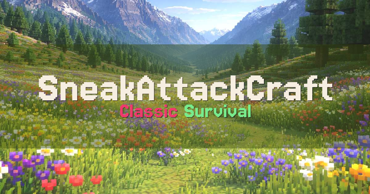 SneakAttackCraft Survival Minecraft server