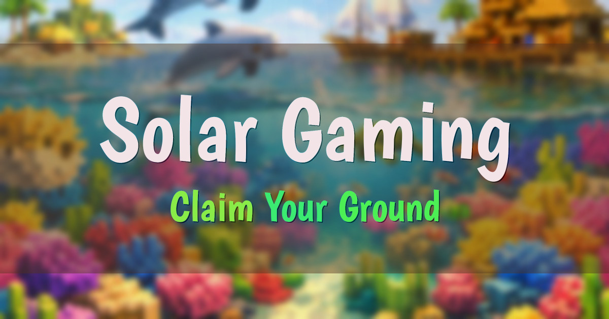 Solar Gaming Factions Minecraft server