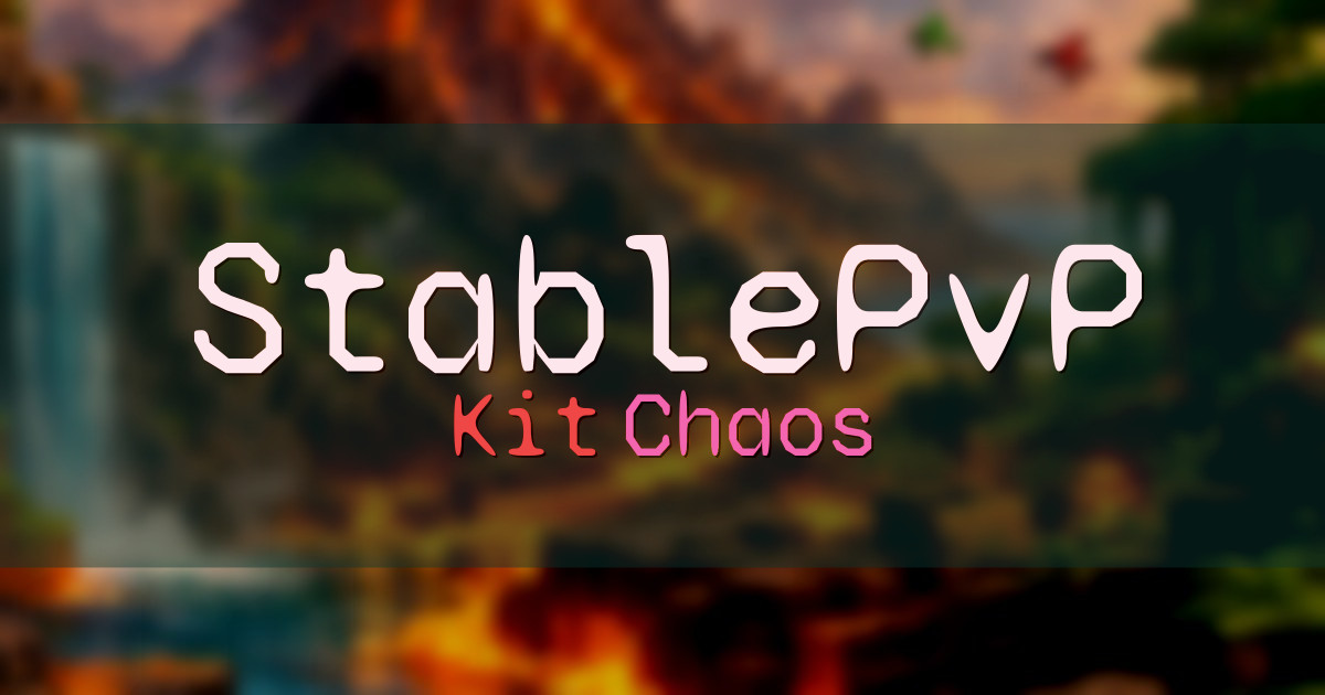 StablePvP KitPvP Minecraft server