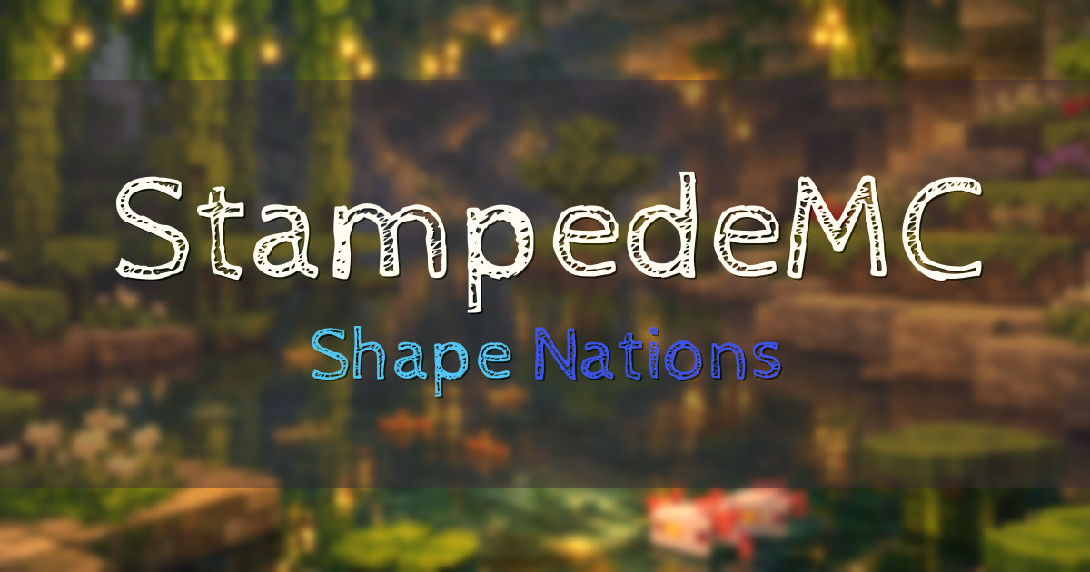 StampedeMC Earth Minecraft server