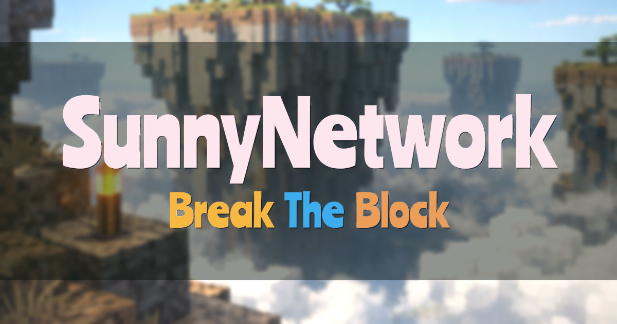 SunnyNetwork OneBlock Minecraft server