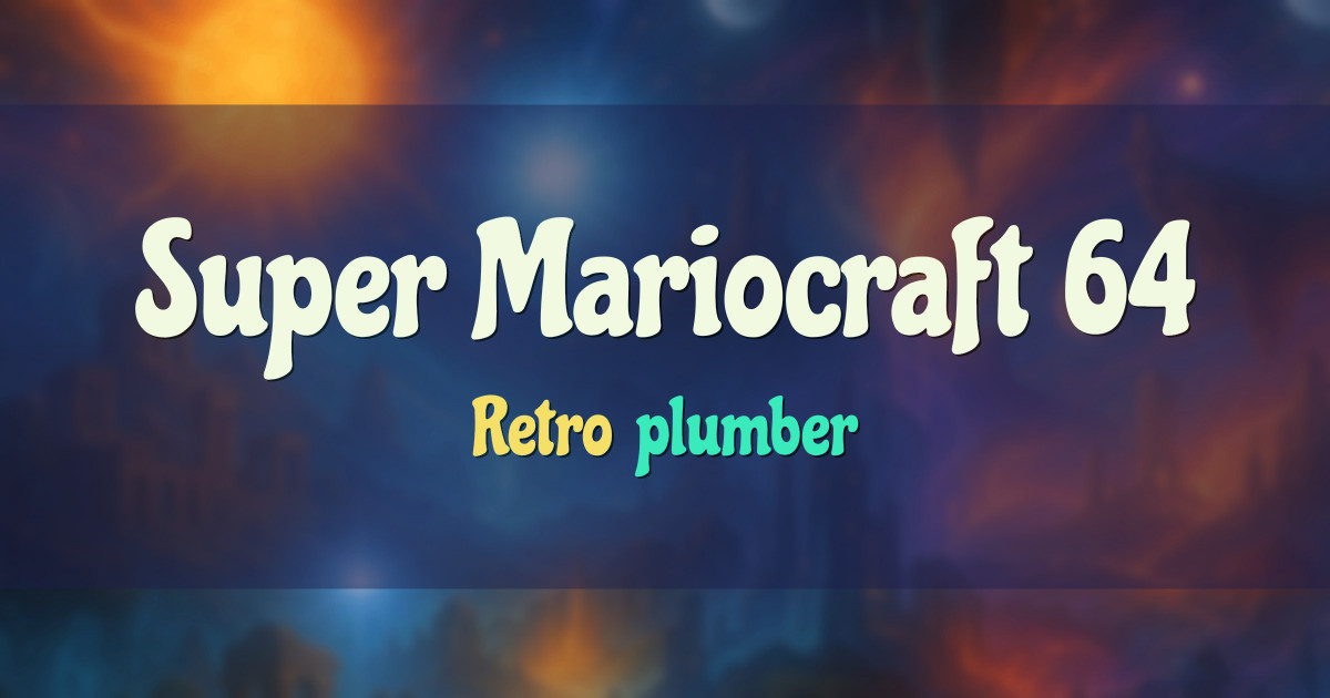 Super Mariocraft 64 Modded Minecraft server