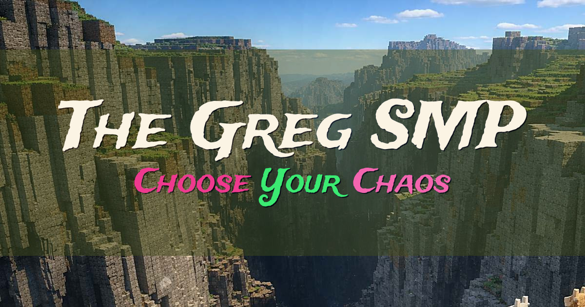 The Greg SMP Survival Minecraft server