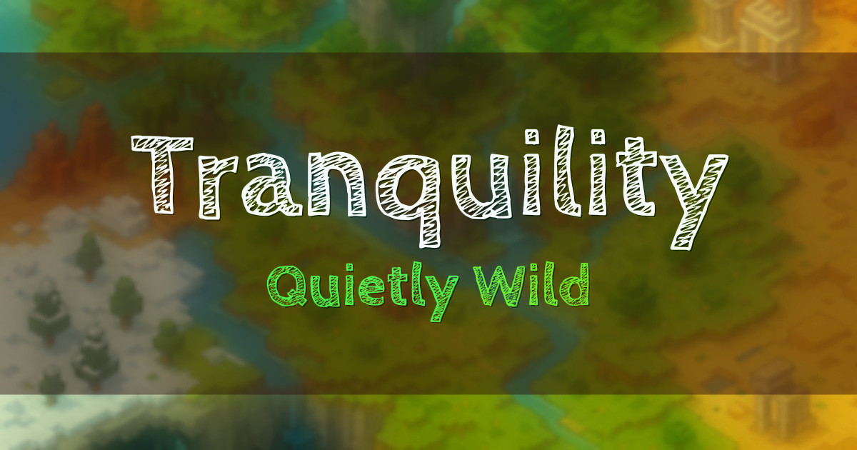 Tranquility Survival Minecraft server