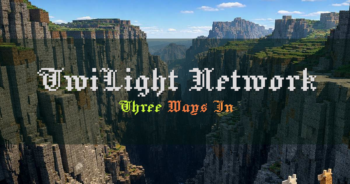 TwiLight Network Network Minecraft server