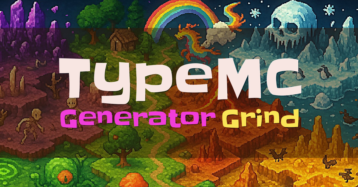 TypeMC Gens Minecraft server